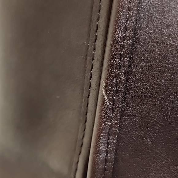 Vintage Coach Mahogany Duffle Sac #9085 - Picture 13 of 15